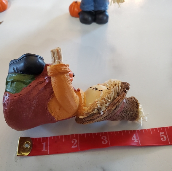 Fall Scarecrows Shelf Sitters 3 Piece Figurine Set - Picture 10 of 12